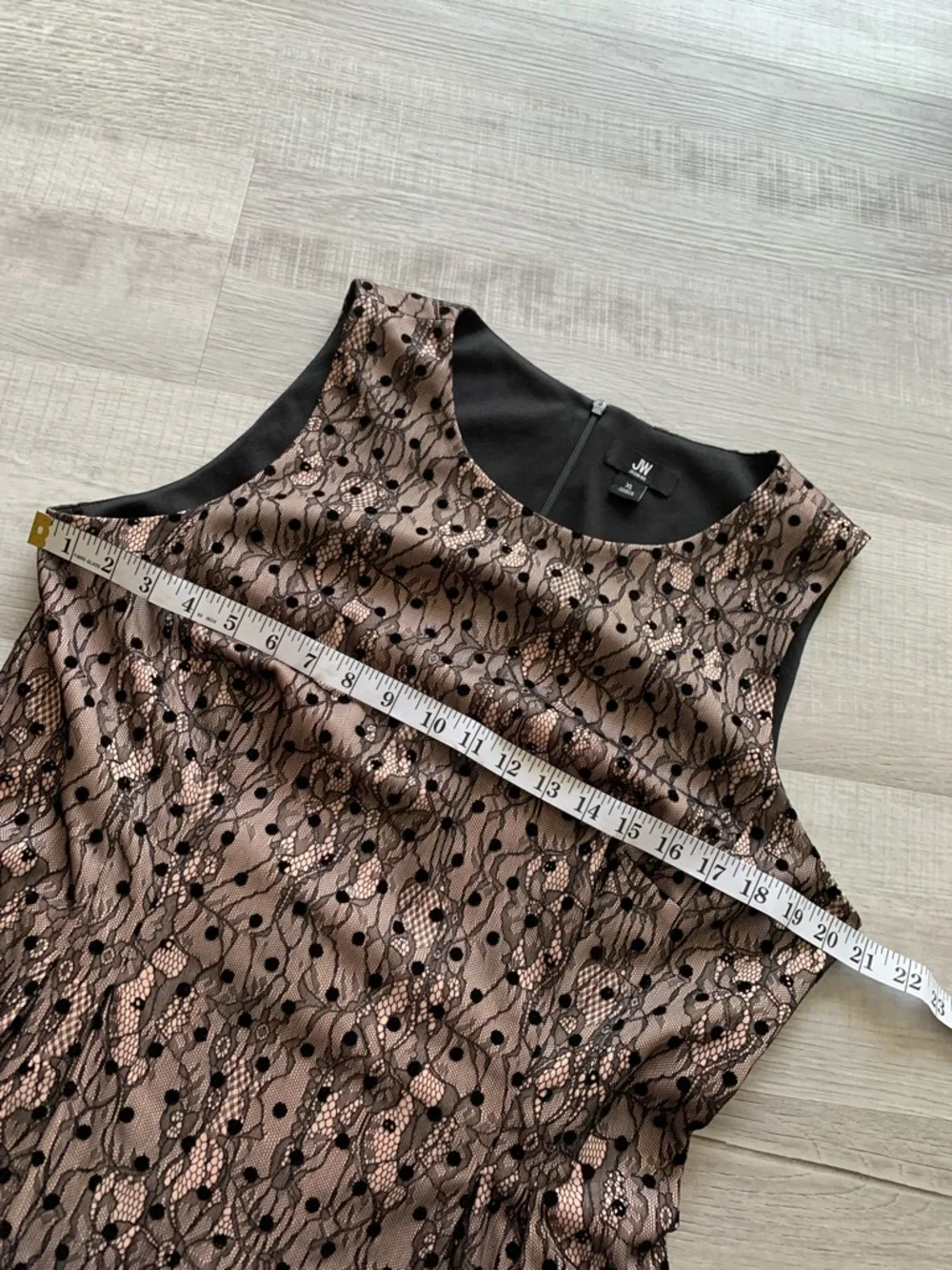 Jason Wu Pink Dress with Black Lace Overlay
